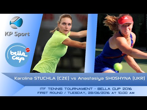 Karolina STUCHLA (CZE) vs. Anastasiya SHOSHYNA (UKR) / Bella Cup 2016 / 1st Round Singel