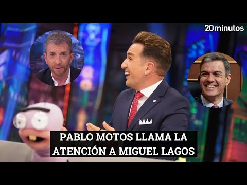 #PabloMotos LLAMA LA ATENCIÓN A #MiguelLago en #ELHORMIGUERO