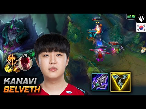 Kanavi Jungle Bel'Veth Build Trinity Force Conqueror - LOL KR 12.16