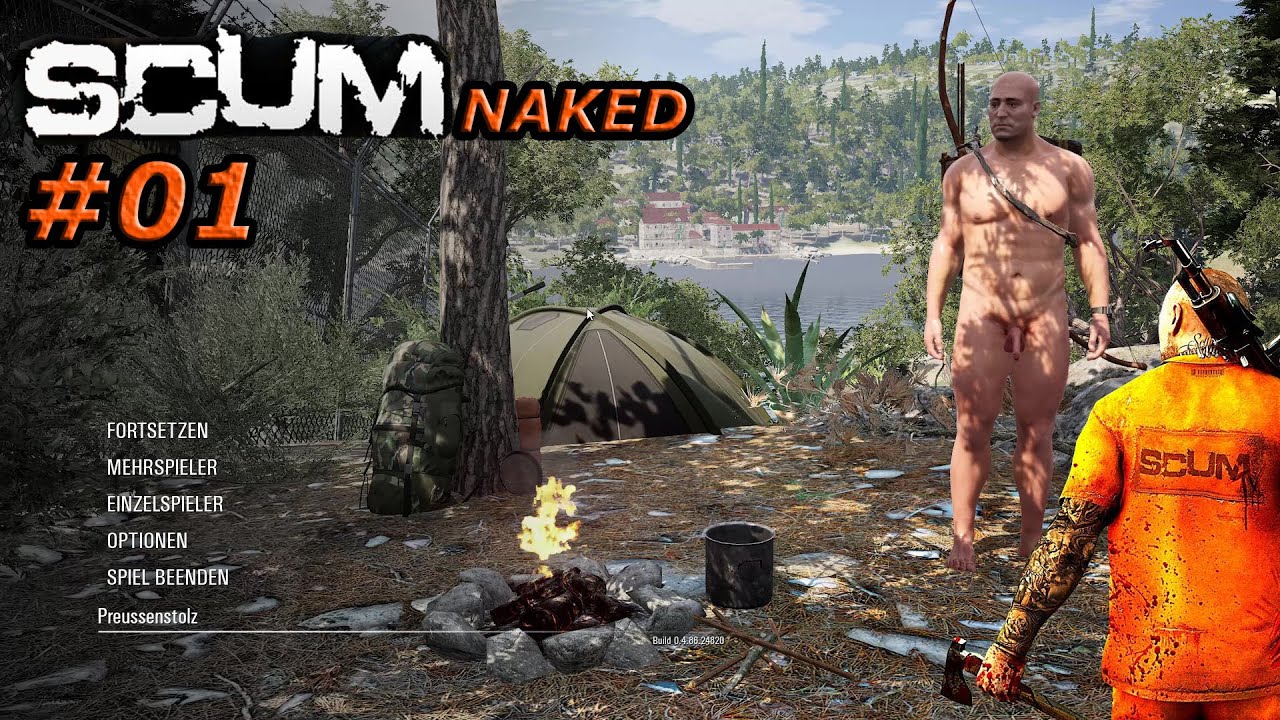 #NakedSurvival Part 01 - SCUM german Gameplay #NakedSurvival #Survival #SCUM Naked Survival