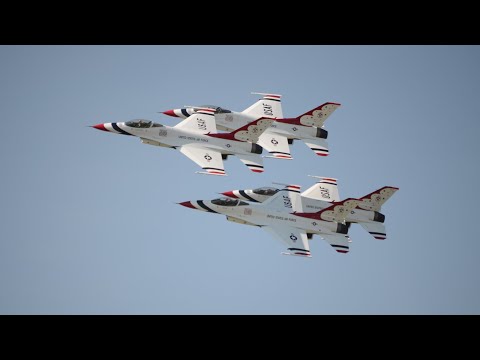 2022 Thunder Over Dover Airshow | USAF Thunderbirds Highlights