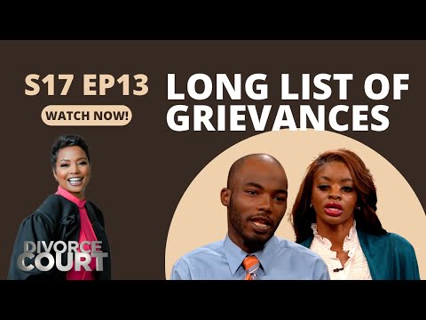 Divorce Court - Ariana vs. Dale - Long List of Grievances - Season 17, Episode 13 - Full Episode