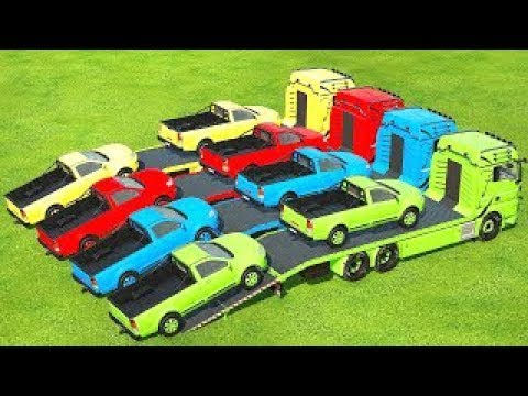 TRANSPORT, HARVES & LOAD WIT PICKUP, CBT & JOHN DEERE TRACTORS Farming Simulator 22