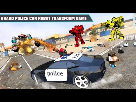 Police Helicopter Robot Car Transform - Android Gameplay
