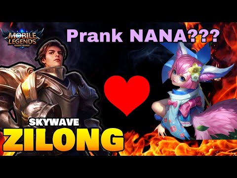 Zilong First Prank video with a Prankster NANA Troll? |Mobile Legends
