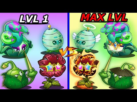 EVERY New Plants LVL 1 & MAX LVL in Plants vs. Zombies 2 China v3.1.1 (Gorgon Pitcher)