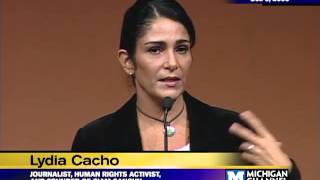 Lydia Cacho, 2009 Wallenberg Lecture