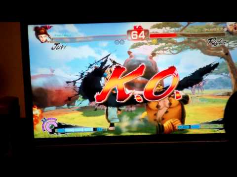 Winter Brawl 6 Grand Finals (SSFIV:AEv2012) DMG Juicebox (Juri/Abel) v Justin Wong (Rufus)