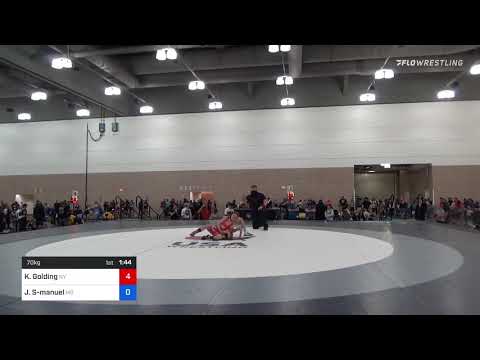 70 Kg Rr Rnd 1 - Kaydence Golding, NY Vs Jordyn Seely-manuel, MO