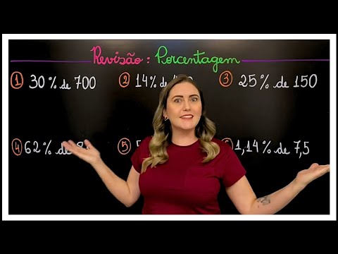 PORCENTAGEM! APRENDA EM UMA ÚNICA AULA COMO CALCULAR QUALQUER PORCENTAGEM!! EXPLICAÇÃO DETALHADA!