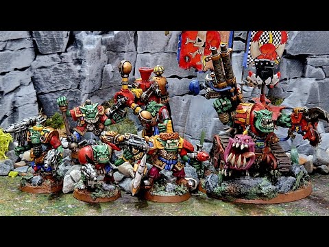 Old School! Orks v First Born Space Marines, Warhammer 40k battle report