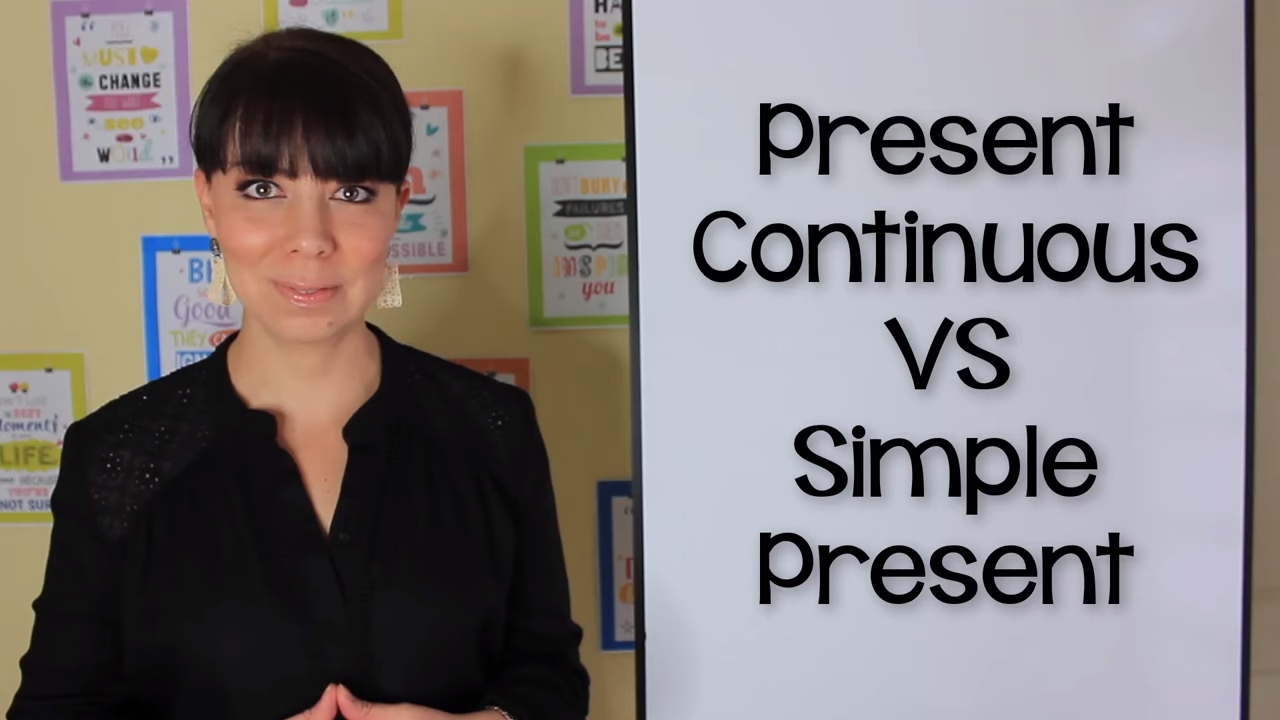 DIFERENCIA ENTRE PRESENTE SIMPLE Y PRESENTE CONTINUO EN INGLÉS