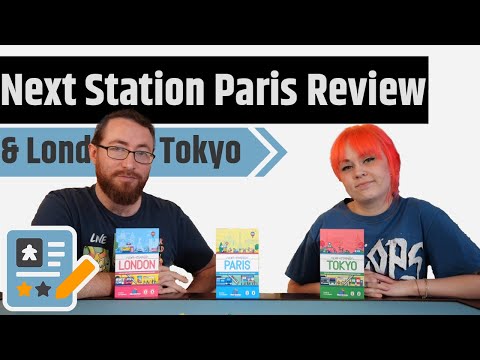 Next Station: Paris, Londo & Tokyo Reviews - Flip & Write Your Way Around The World