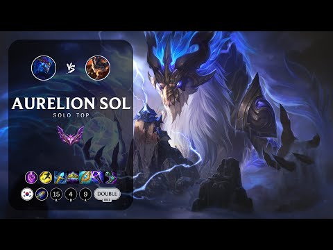 Aurelion Sol Top vs Rumble - KR Master Patch 13.4