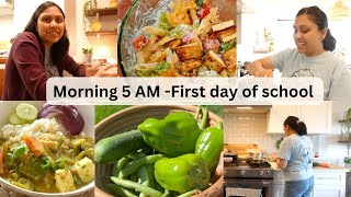 Morning 5 AM Vlog - First day of school in Edmonton - Why I am not doing job ??