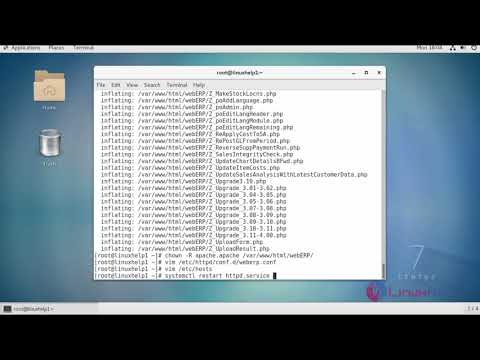How to install webERP on CentOS 7 | LinuxHelp Tutorials