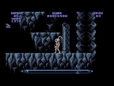 Amiga Retro Psygnosis LEANDER Playthrough *HARD* difficulty