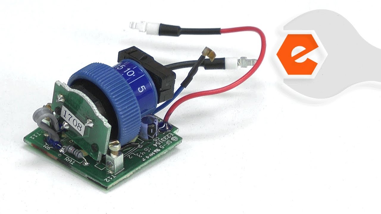 Replacing your Dremel Router Electronic Speed Switch