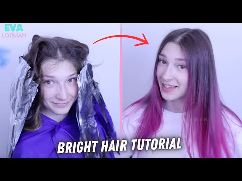 How To Dye Your Hair Pink | Bright Hair Color...