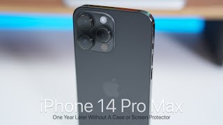 Apple iPhone 14 Pro Max - 1 Year Later Without A Case