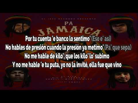 El Alfa x Farruko x Darell x Myke Towers x Big O - Pa Jamaica Remix | Letra