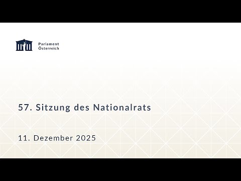 57. Sitzung des Nationalrates