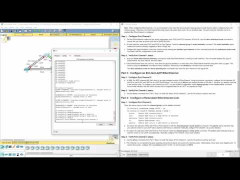 Lab 3.2.1.3 Packet Tracer - Configuring EtherChannel