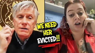 Angry Tenant Thinks Staff Are Breaking In…How She Handles It Forces Judge to EVICT!!