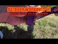 Outdoor Workouts11: Banded Single Leg Glute Bridge