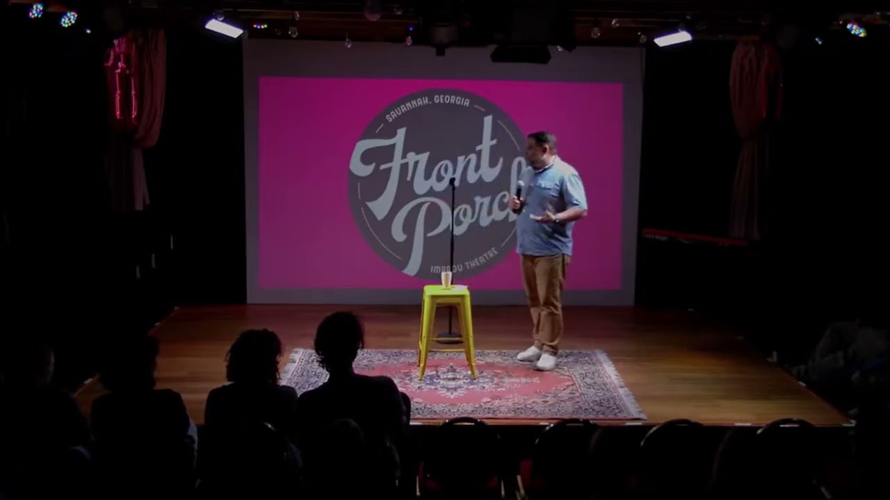 Hal Wilson performing stand-up comedy