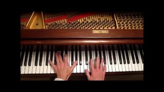 Video thumbnail of "How To  Play Pop Piano. "Linus & Lucy " Hand Independance & Coordination, Piano Tutorial"