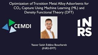 3rd CEMDI-PAIMS Symposium: Yasser Salah Eddine Bouchareb (INRS-EMT)