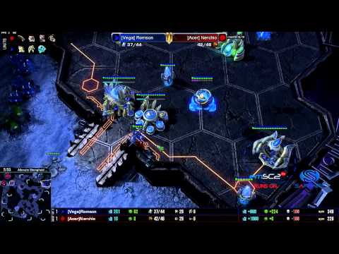 PvZ Romson vs Nerchio -g3- Starcraft 2 HD polski komentarz Heart of the Swarm
