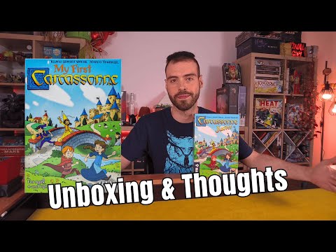 My First Carcassonne | Children/Kids' Board Games | Unboxing & Thoughts  | Carcassonne Junior