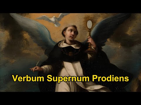 Verbum Supernum Prodiens - Santo Tomás de Aquino - Legendado Latim/Português
