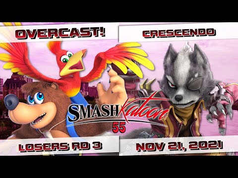 Overcast! (Banjo) Wolf vs. Crescendo (Wolf) - Losers Rd 3 - Smashkatoon 55