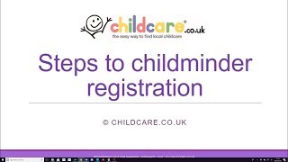How to Register as a Childminder in England