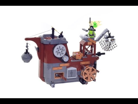 Vidéo LEGO Angry Birds 75825 : Le bateau pirate du cochon