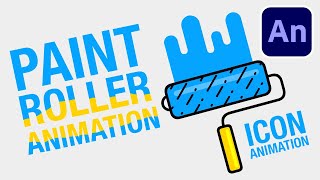 How to create Paint Roller animation Adobe Animate (Project in description)