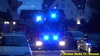preview picture of video '[EINSATZKURZBERICHT] - Feuerwehr Kemnat [Ostfildern] im Einsatz [Grund: Grillanfeuerung auf Balkon]'