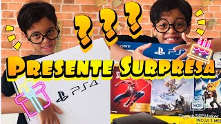 Ganhei um PS4 surpresa no meu aniversrio