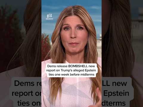 Dems release BOMBSHELL new report on Trump's alleged Epstein ties one week before midterms