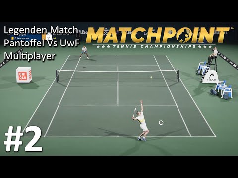 Legenden Match gegen PantoffelPlays im Multiplayer | Matchpoint Tennis Championships #2 | Deutsch