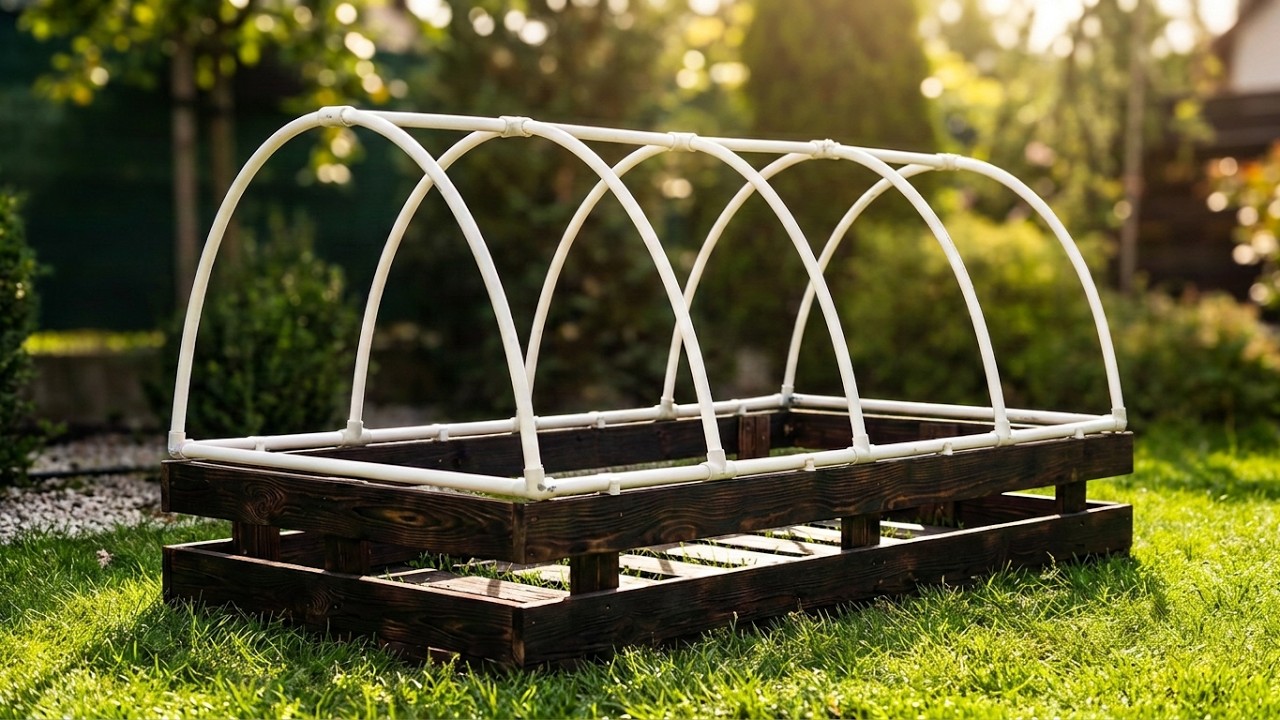 Few People Know This Woodworking Secret! Genius Greenhouse Build