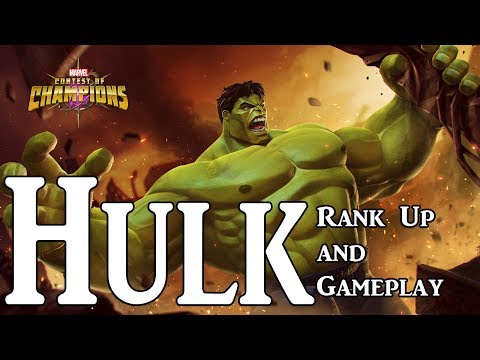Hulk Rank Up and Gameplay! (Marvel Contest of Champions)