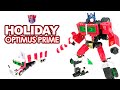 HOLIDAY OPTIMUS PRIME 節慶 聖誕 柯博文 KL變形金剛玩具分享647