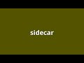 what is the meaning of sidecar