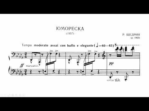 Shchedrin - humoresque (Marc-André Hamelin) with score