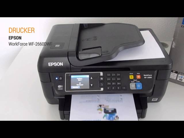 Video Teaser für Epson WorkForce WF-2660DWF Hands On Test - Deutsch / German ►► notebooksbilliger.de