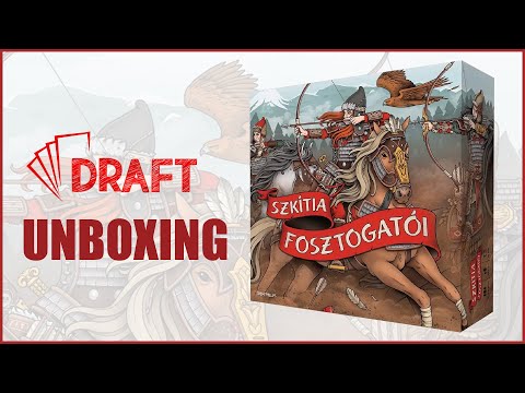 Szkítia fosztogatói társasjáték unboxing // mi van a dobozban? - :: DRAFT :: Társasjáték vlog